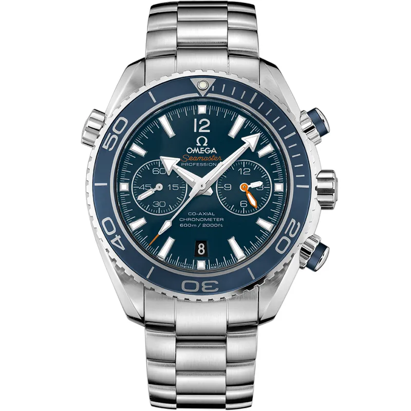 Omega Seamaster Planet Ocean 600M Co-Axial 45.5 Chronograph 232.90.46.51, reference 232.90.46.51.03.001, blue dial, titanium case