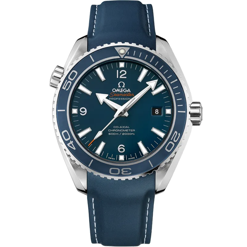 Omega Seamaster Planet Ocean 600M Co-Axial 45.5 232.92.46.21, reference 232.92.46.21.03.001, blue dial, titanium case