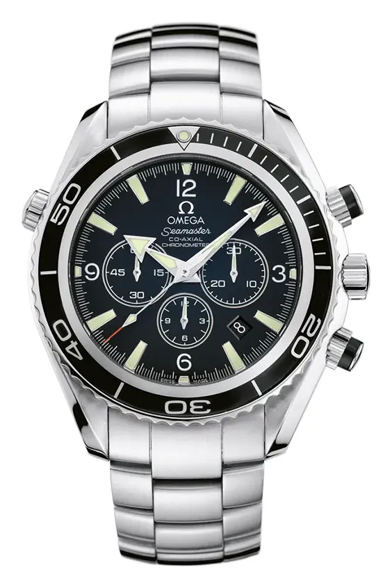 Omega Seamaster Planet Ocean 600M Co-Axial 45.5 Chronograph 2210.50.00, reference 2210.50.00, black dial, stainless steel case