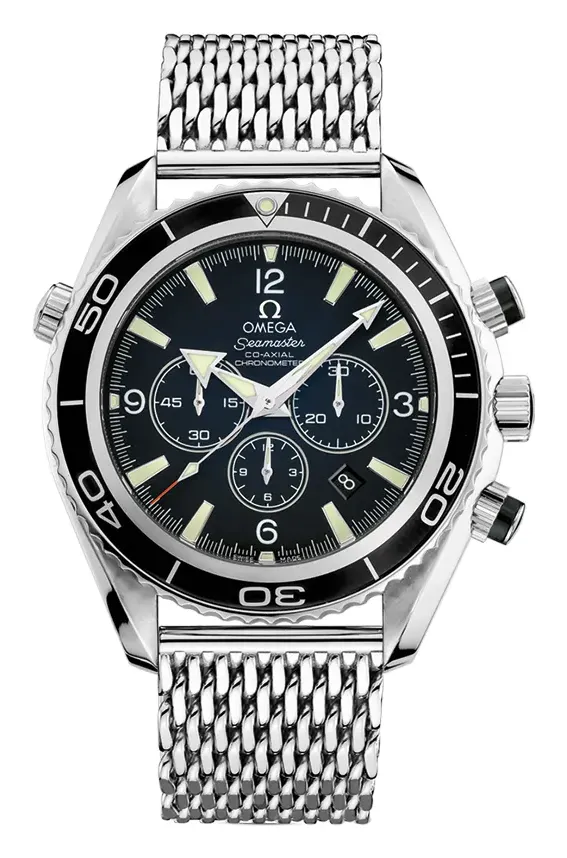 Omega Seamaster Planet Ocean 600M Co-Axial 45.5 Chronograph 2210.52.00, reference 2210.52.00, black dial, stainless steel case