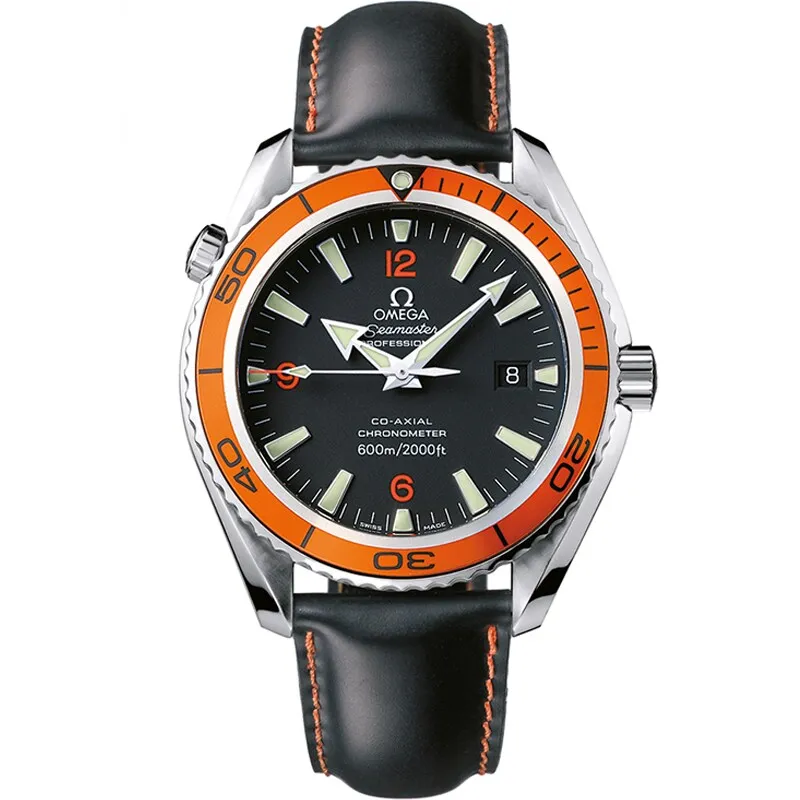 Omega Seamaster Planet Ocean 600M Co-Axial 45.5 Stainless 2908.50.82, reference 2908.50.82, black dial, stainless steel case