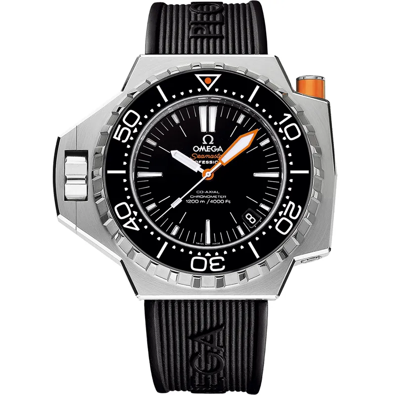 Omega Seamaster PloProf Co-Axial 224.32.55.21, reference 224.32.55.21.01.001, black dial, stainless steel case