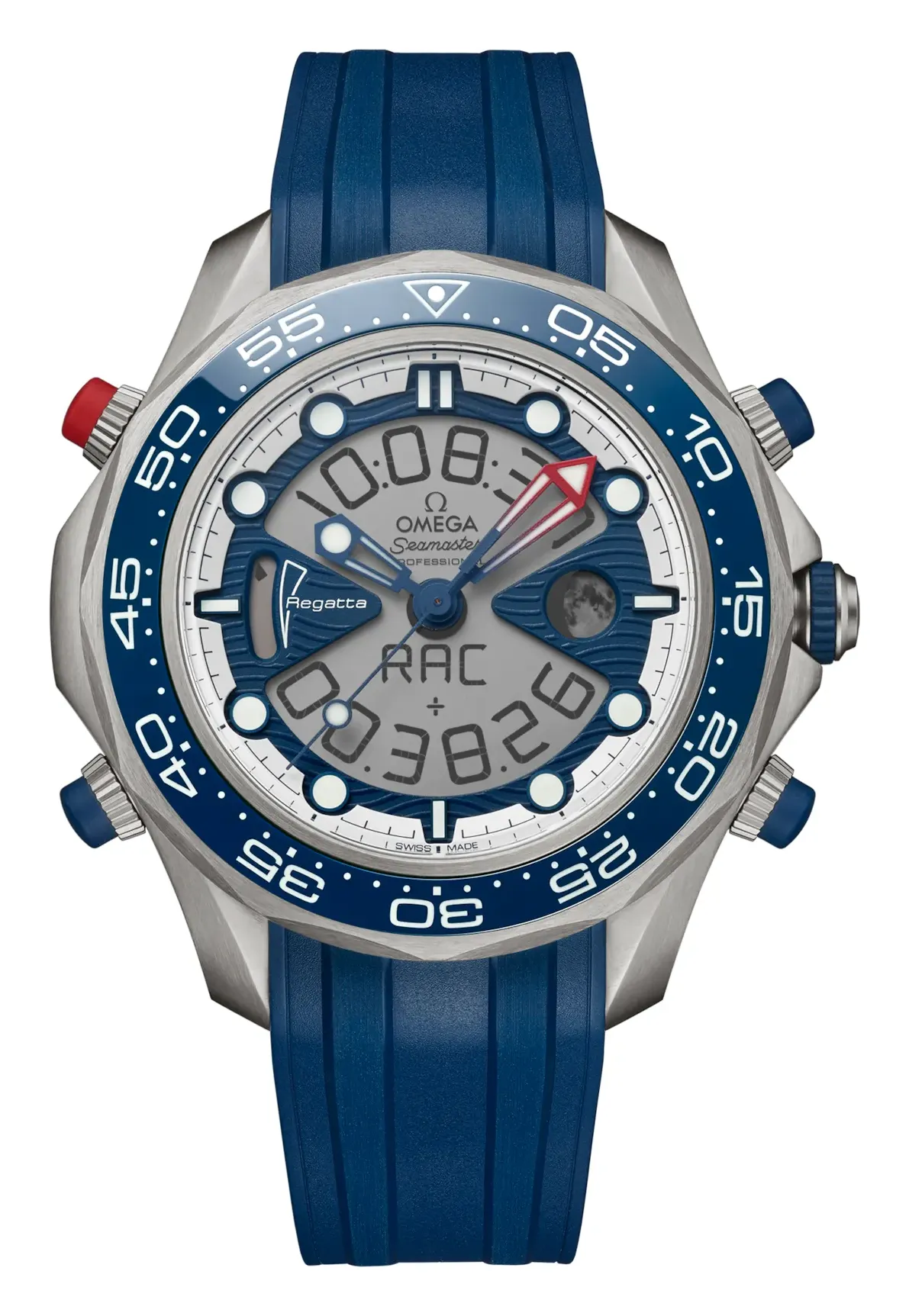 Omega Seamaster Regatta 37th America's Cup, reference 216.92.46.79.10.001, grey dial, titanium case