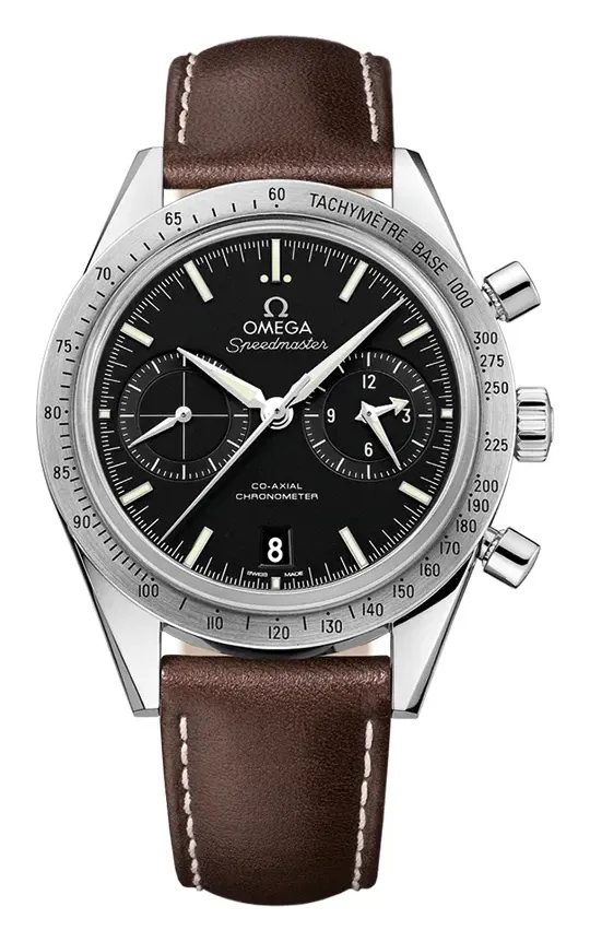 Omega Speedmaster 57 Co-Axial 331.12.42.51, reference 331.12.42.51.01.001, black dial, stainless steel case