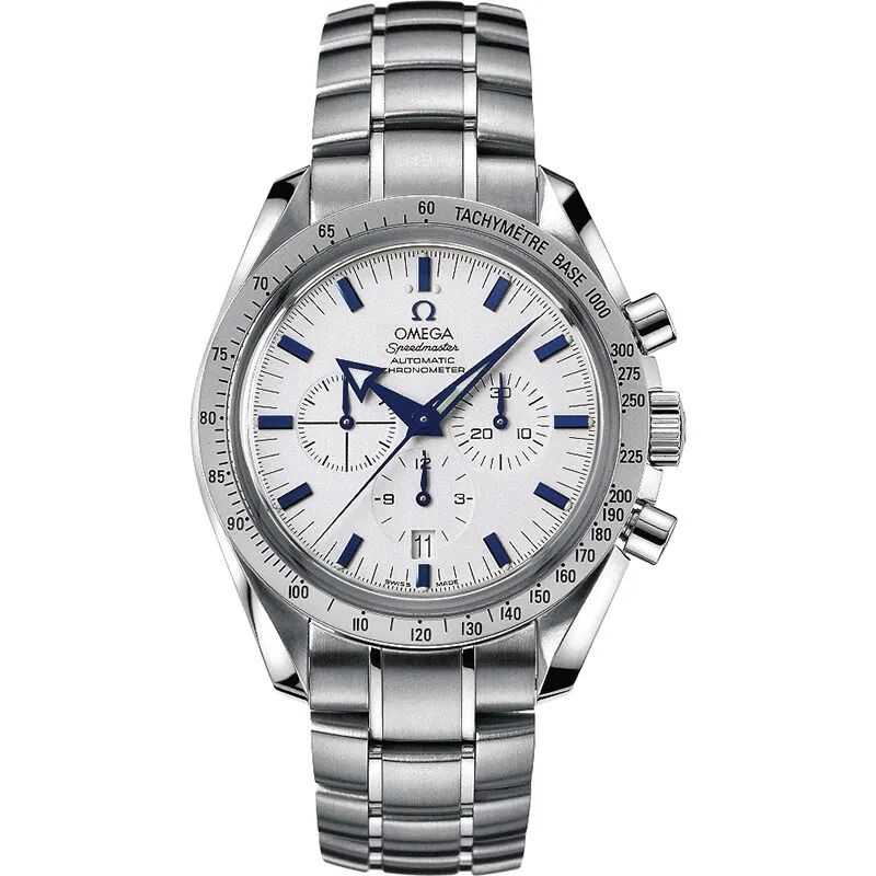 Omega Speedmaster Broad Arrow 3551.20.00, reference 3551.20.00, white dial, stainless steel case