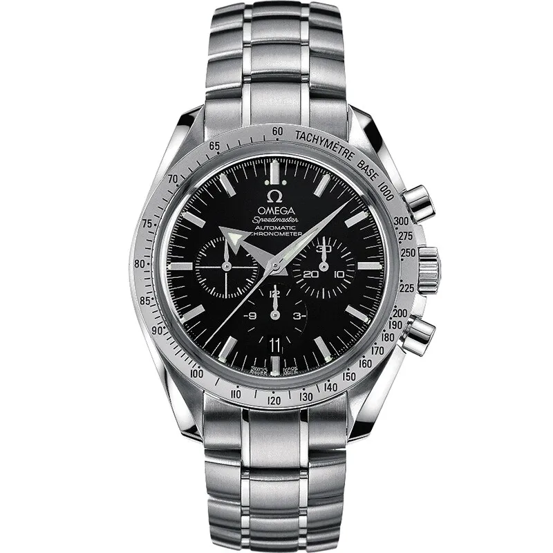 Omega Speedmaster Broad Arrow 3551.50.00, reference 3551.50.00, black dial, stainless steel case