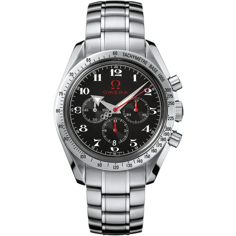 Omega Speedmaster Broad Arrow 3557.50.00, reference 3557.50.00, black dial, stainless steel case