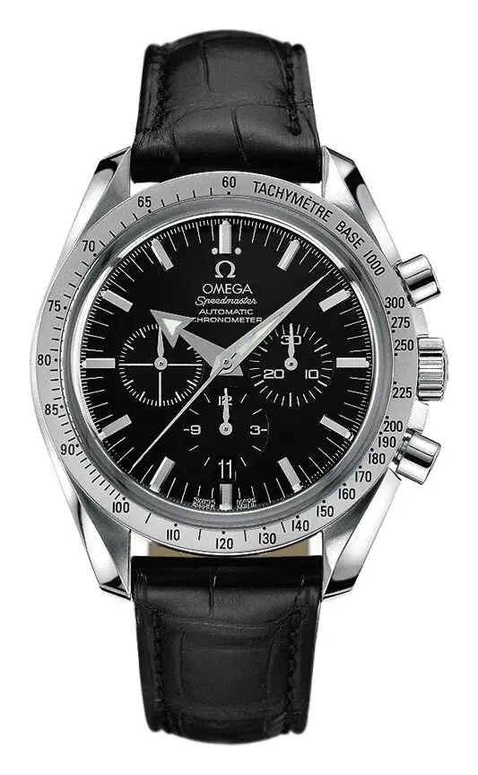 Omega Speedmaster Broad Arrow 3851.50.11, reference 3851.50.11, black dial, stainless steel case