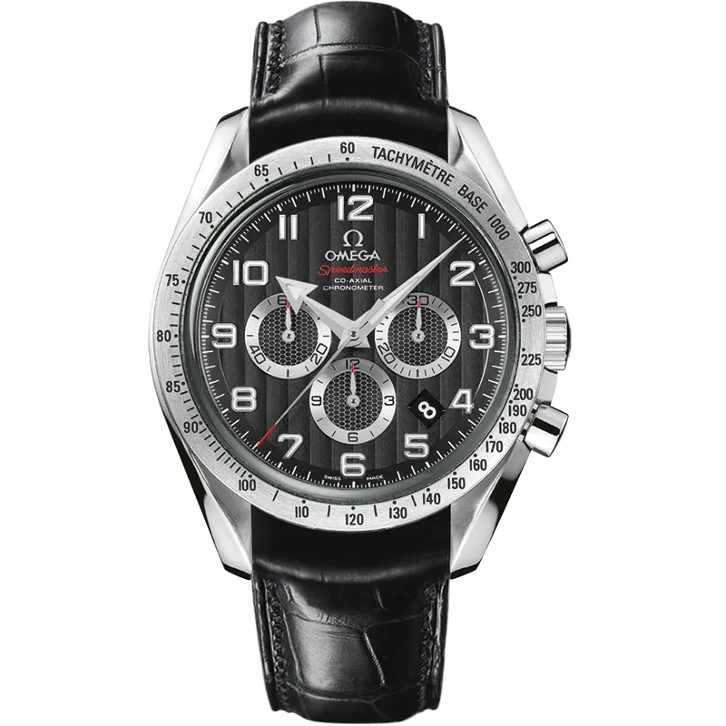 Omega Speedmaster Broad Arrow 44.25 321.13.44.50, reference 321.13.44.50.01.001, black dial, stainless steel case