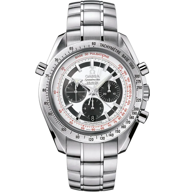 Omega Speedmaster Broad Arrow Co-Axial Rattrapante 3582.31.00, reference 3582.31.00, silver dial, stainless steel case