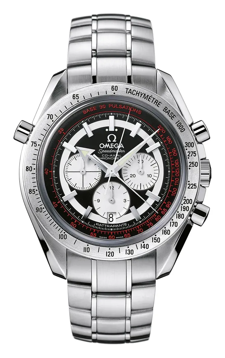 Omega Speedmaster Broad Arrow Co-Axial Rattrapante 3582.51.00, reference 3582.51.00, black dial, stainless steel case
