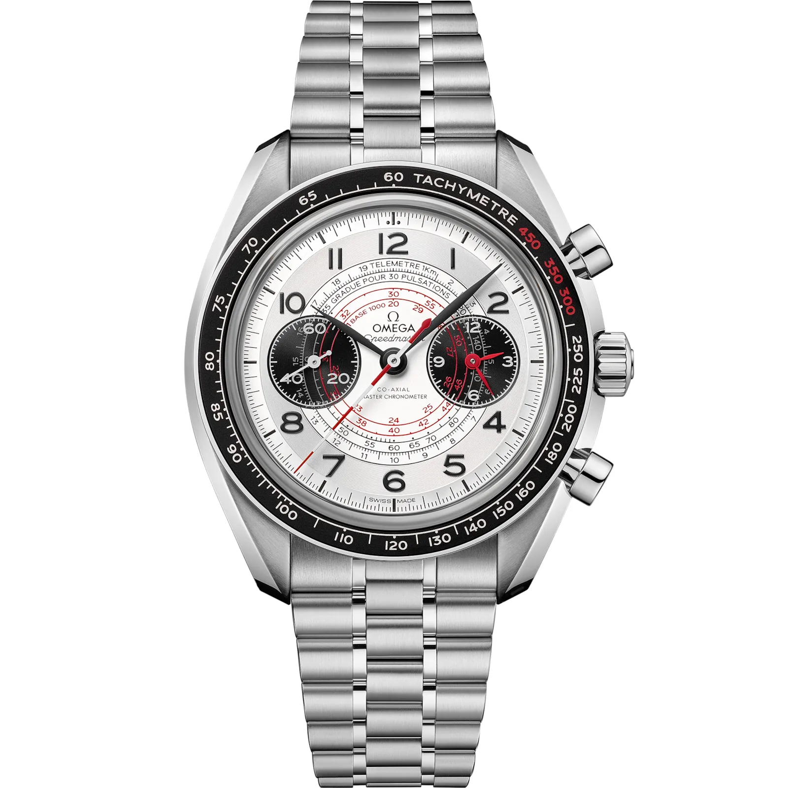Omega Speedmaster Chronoscope Master Chronometer 329.30.43.51, reference 329.30.43.51.02.002, silver dial, stainless steel case