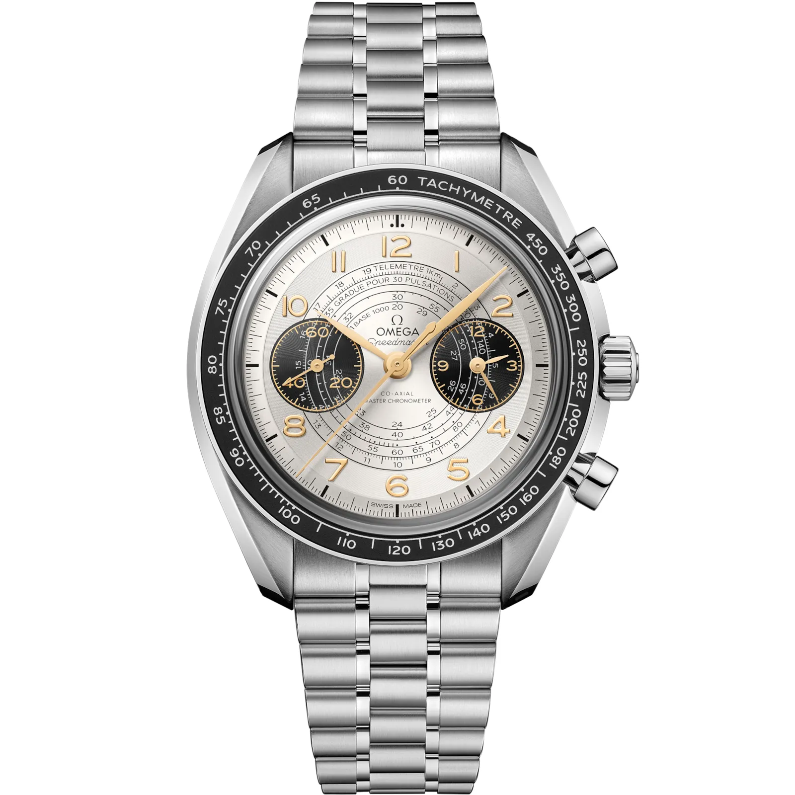 Omega Speedmaster Chronoscope Master Chronometer Olympic Games Paris 2024 522.30.43.51, reference 522.30.43.51.02.001, silver dial, stainless steel case