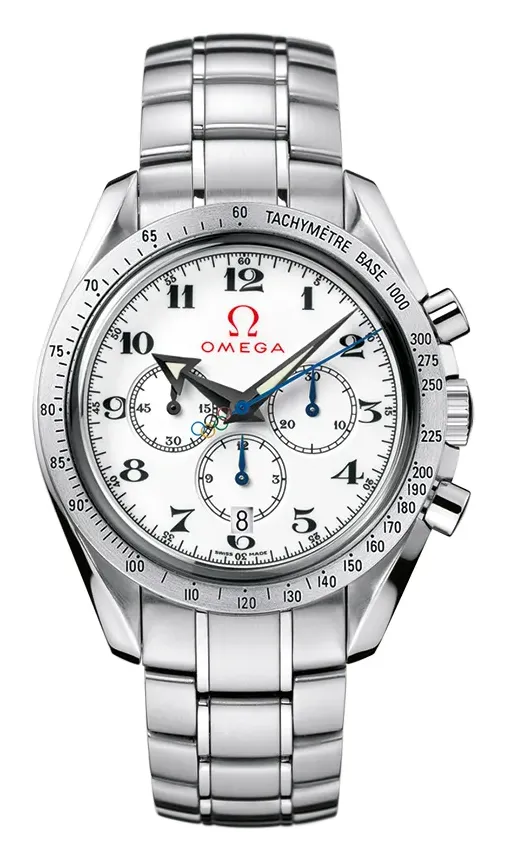 Omega Speedmaster Co-Axial 321.10.42.50, reference 321.10.42.50.04.001, white dial, stainless steel case