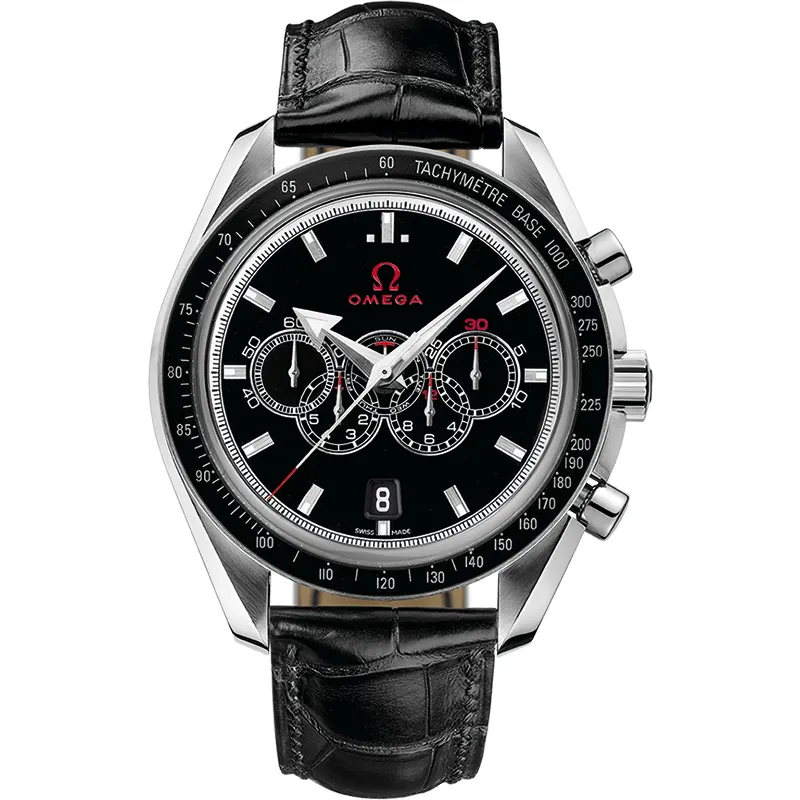 Omega Speedmaster Co-Axial 321.33.44.52, reference 321.33.44.52.01.001, black dial, stainless steel case