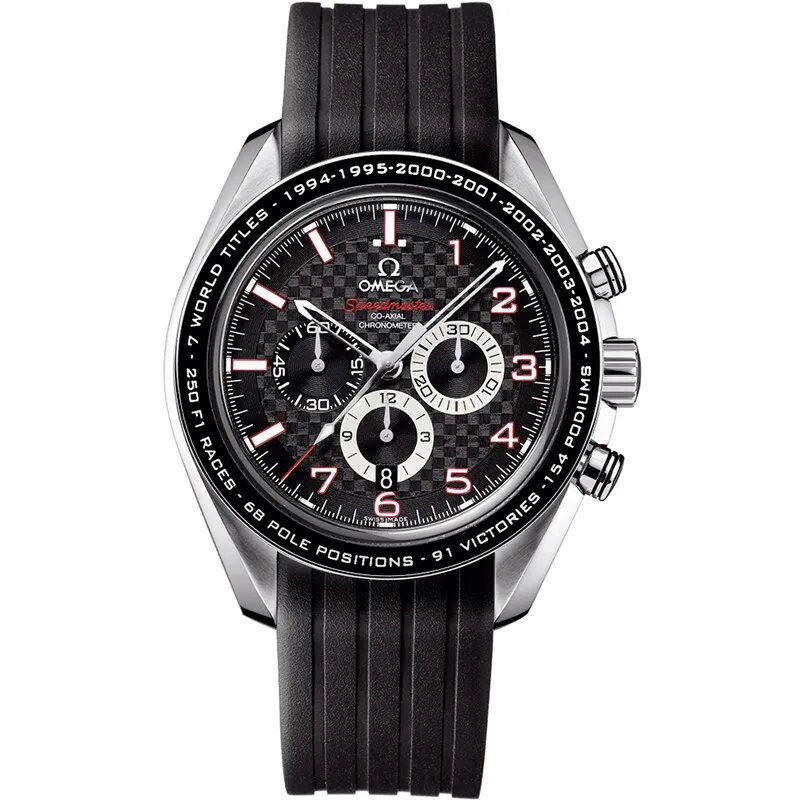Omega Speedmaster Co-Axial 44.25 321.32.44.50, reference 321.32.44.50.01.001, black dial, stainless steel case
