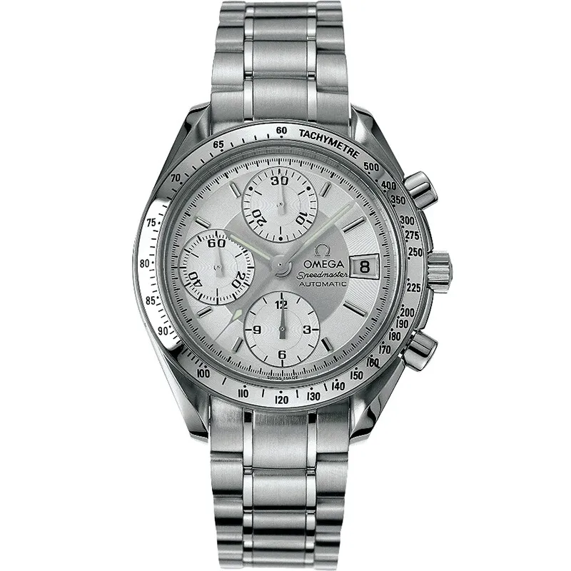Omega Speedmaster Date 3513.30.00, reference 3513.30.00, silver dial, stainless steel case