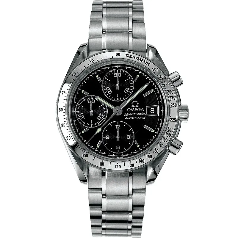 Omega Speedmaster Date 3513.50.00, reference 3513.50.00, black dial, stainless steel case