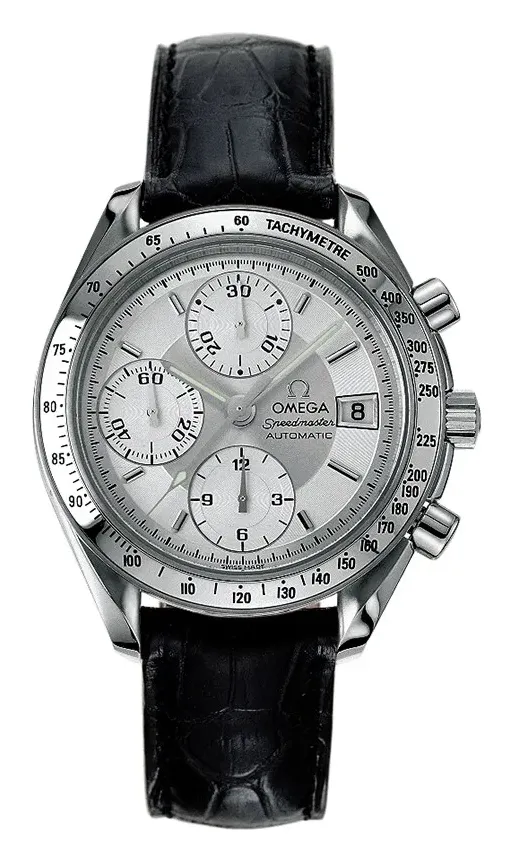 Omega Speedmaster Date 39 3813.30.01, reference 3813.30.01, silver dial, stainless steel case