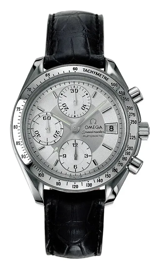 Omega Speedmaster Date 39 3813.30.11, reference 3813.30.11, silver dial, stainless steel case