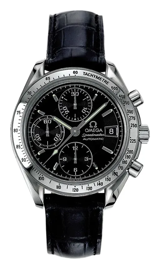Omega Speedmaster Date 39 3813.50.01, reference 3813.50.01, black dial, stainless steel case