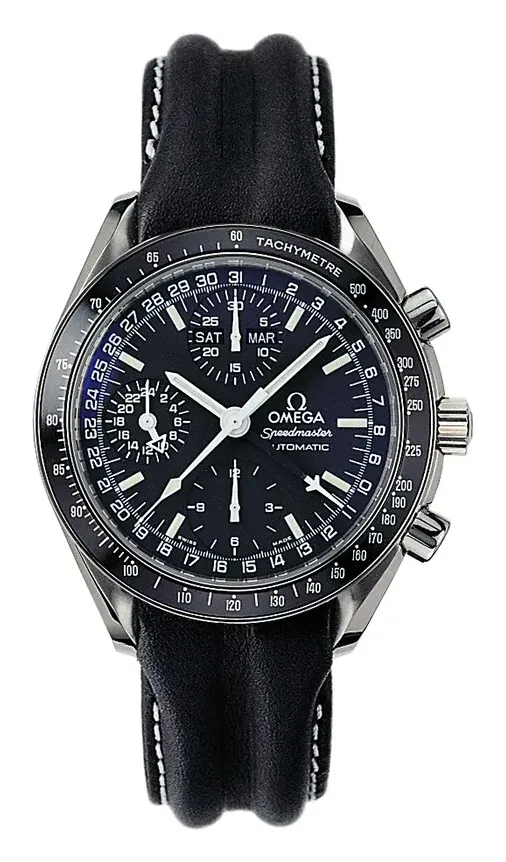 Omega Speedmaster Day-Date 39 3820.50.26, reference 3820.50.26, black dial, stainless steel case