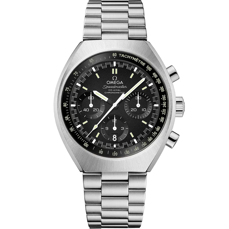 Omega Speedmaster Mark II Co-Axial Chronograph 327.10.43.50, reference 327.10.43.50.01.001, black dial, stainless steel case