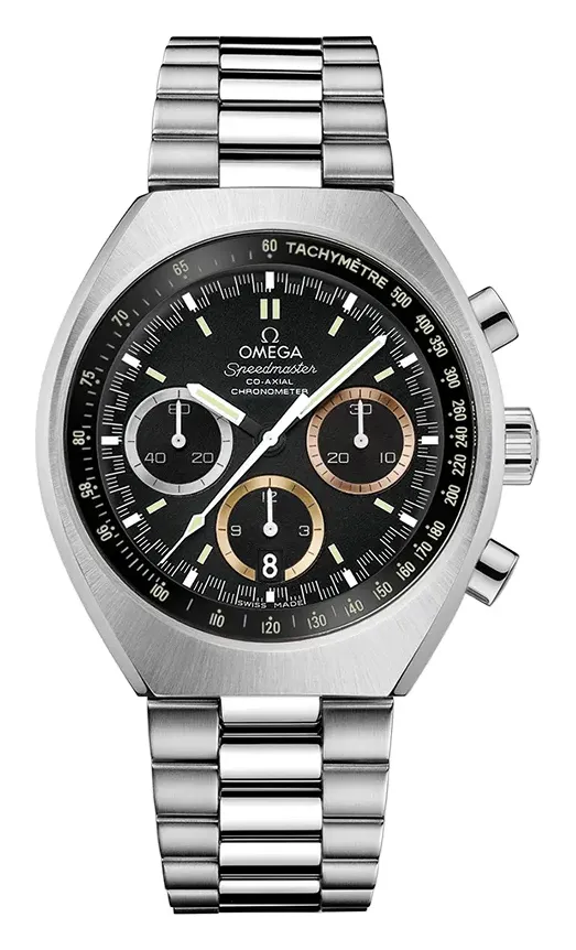 Omega Speedmaster Mark II Co-Axial Chronograph 522.10.43.50, reference 522.10.43.50.01.001, black dial, stainless steel case
