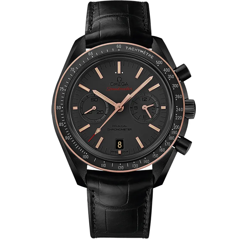 Omega Speedmaster Moonwatch Co-Axial Dark Side of the Moon Sedna Black, reference 311.63.44.51.06.001, grey dial, ceramic case