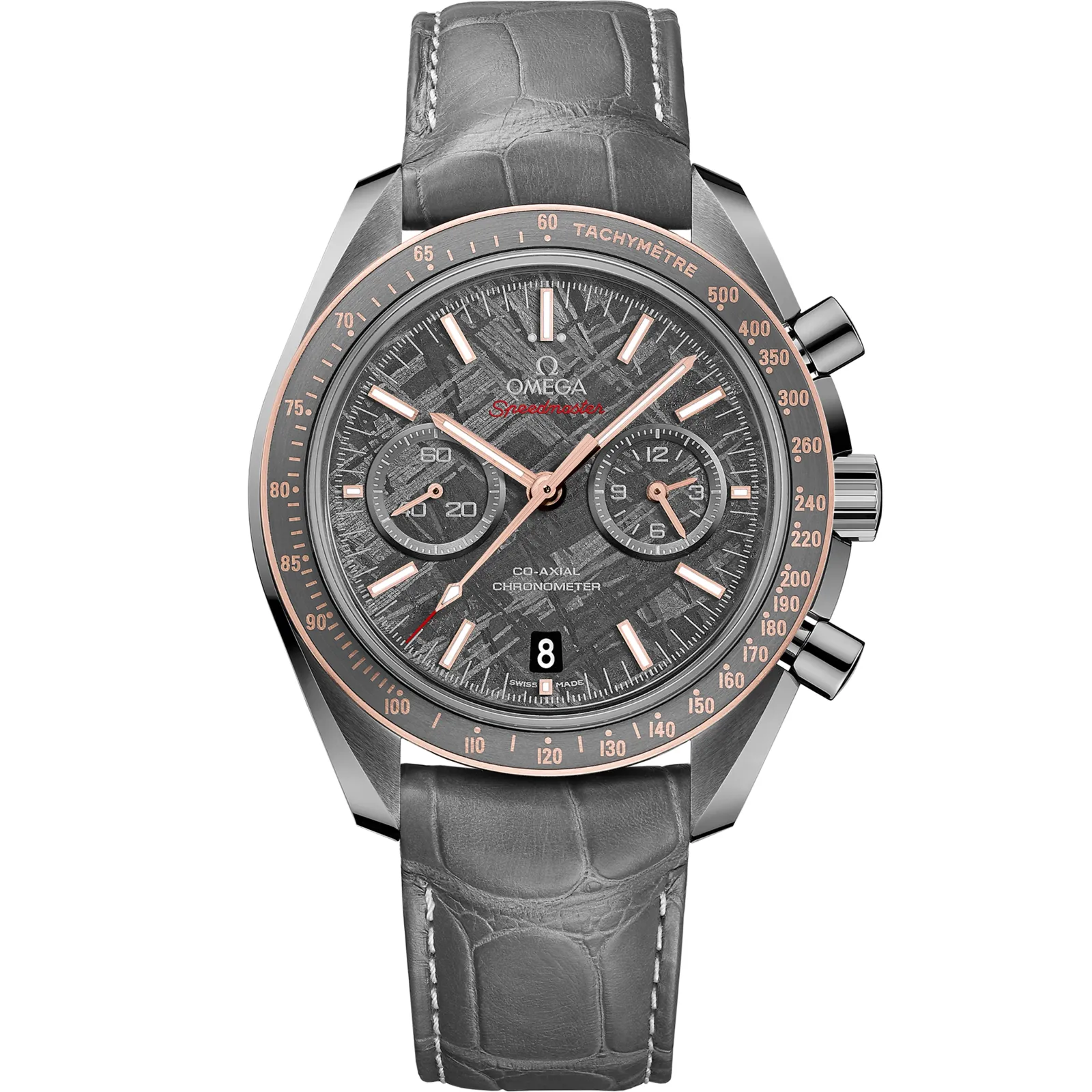 Omega Speedmaster Moonwatch Co-Axial Orange, reference 311.63.44.51.99.001, grey dial, ceramic case