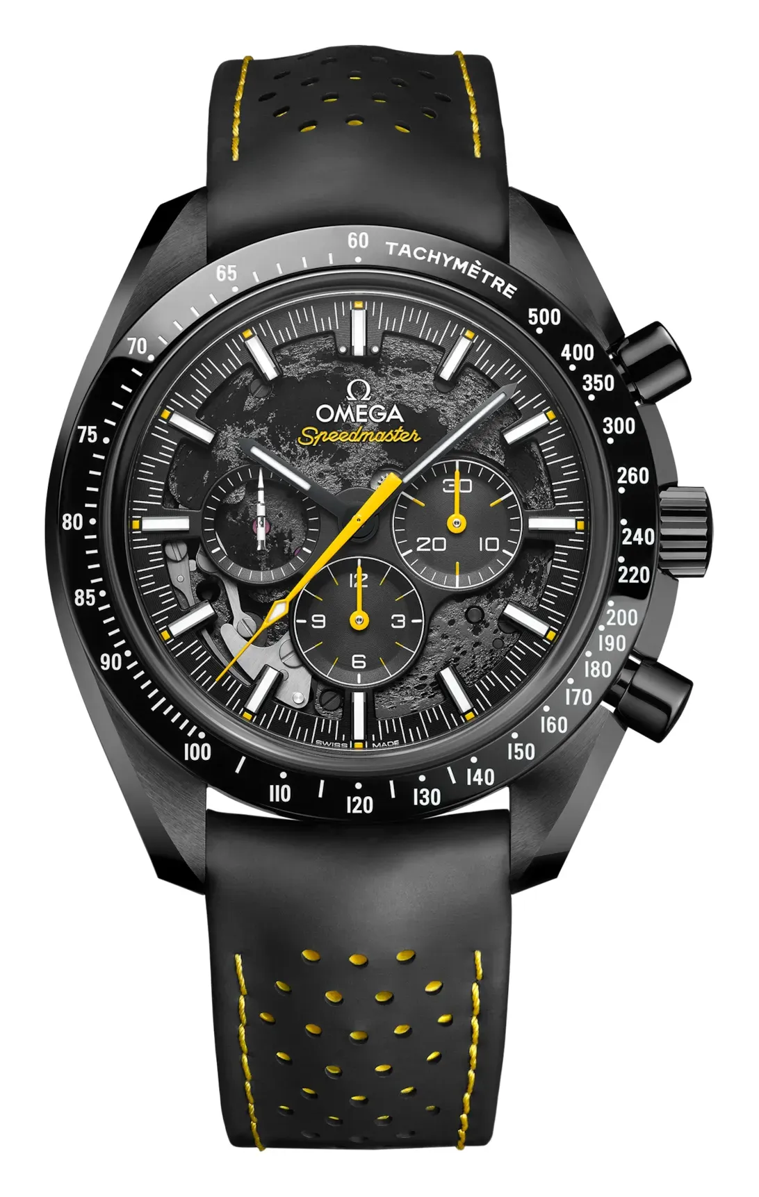 Omega Speedmaster Moonwatch Grey Side of the Moon, reference 310.92.44.50.01.001, black dial, ceramic case