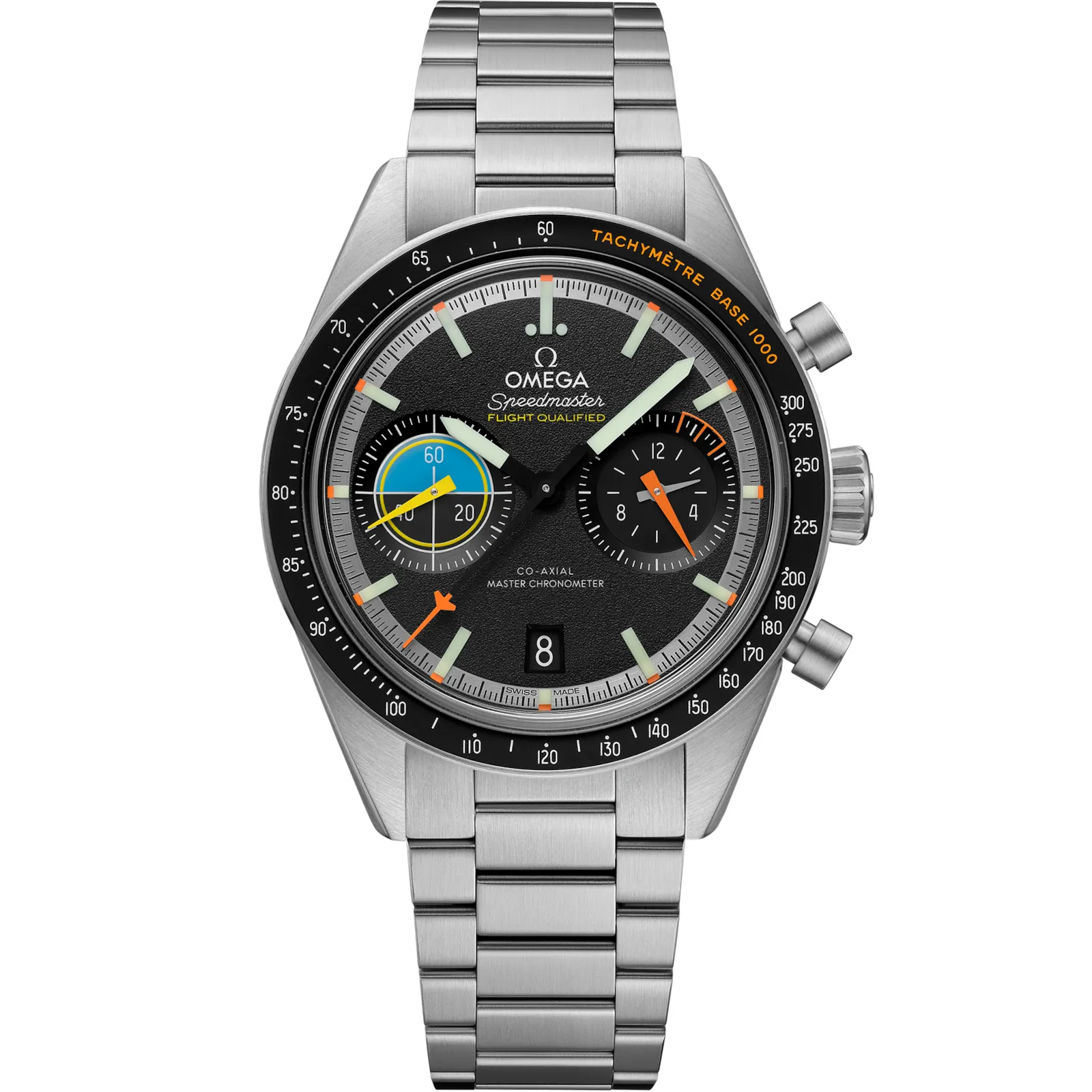 Omega Speedmaster Pilot Flight Qualified, reference 332.10.41.51.01.002, black dial, stainless steel case