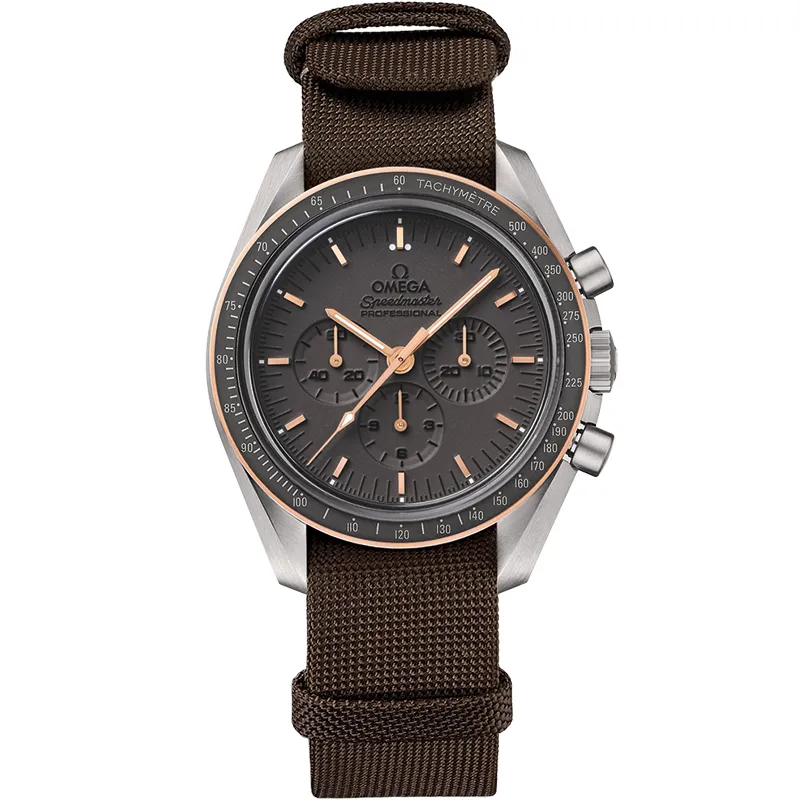 Omega Speedmaster Professional Apollo 11 45th Anniversary, reference 311.62.42.30.06.001, grey dial, titanium and rose gold case