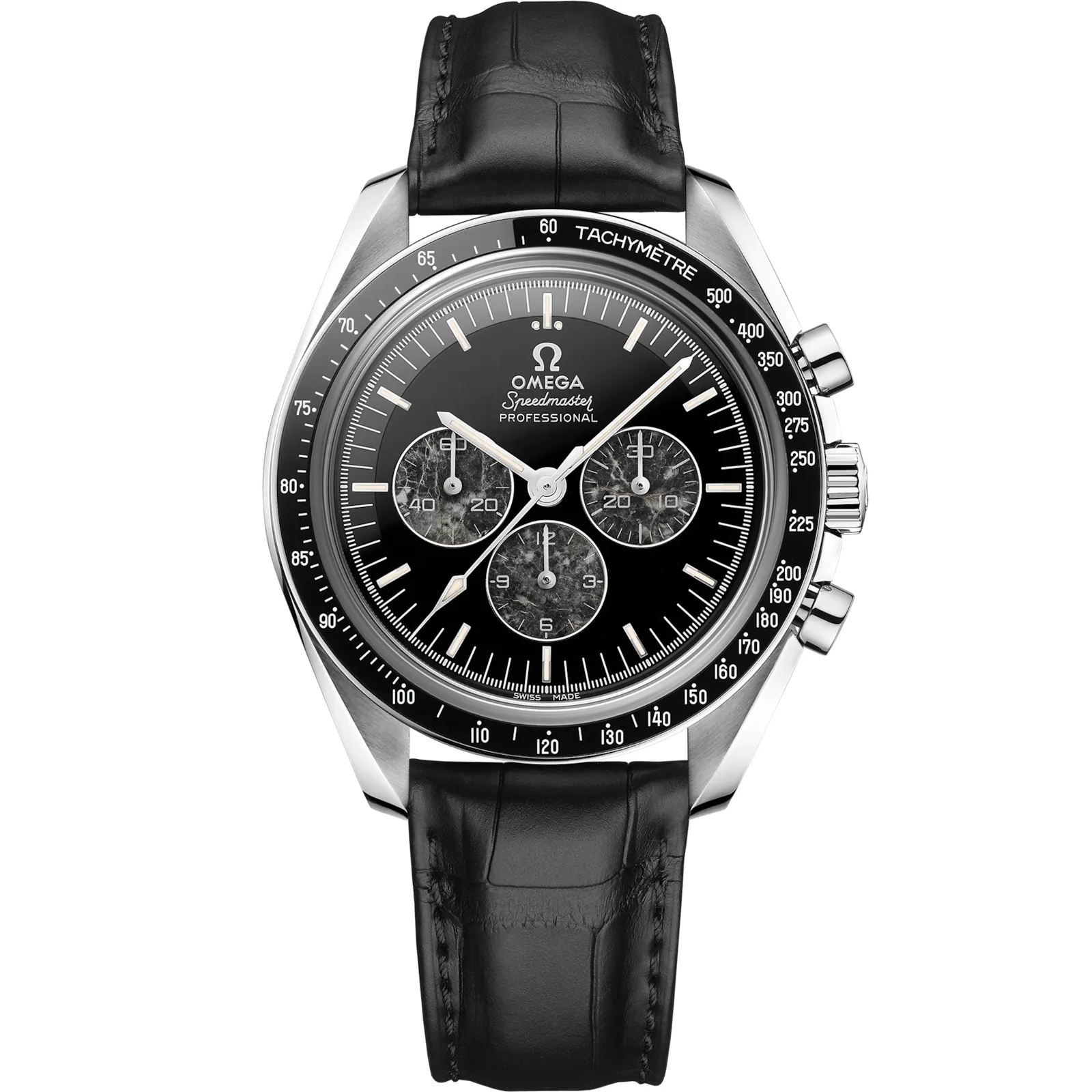 Omega Speedmaster Professional Moonwatch 321 311.93.42.30, reference 311.93.42.30.99.001, black dial, platinum case