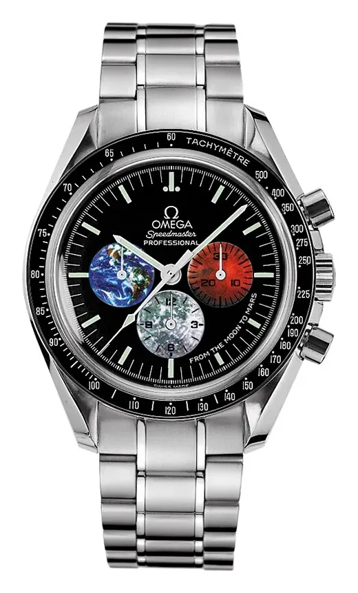 Omega Speedmaster Professional Moonwatch From Moon to Mars, reference 3577.50.00, black dial, stainless steel case