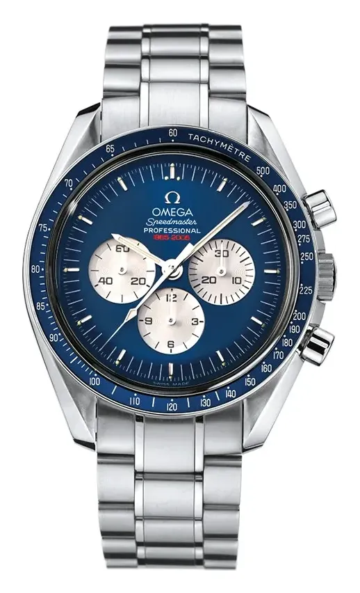 Omega Speedmaster Professional Moonwatch Gemini IV 40th Anniversary, reference 3565.80.00, blue dial, stainless steel case