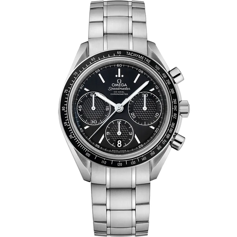 Omega Speedmaster Racing Co-Axial Chronograph 326.30.40.50, reference 326.30.40.50.01.001, black dial, stainless steel case