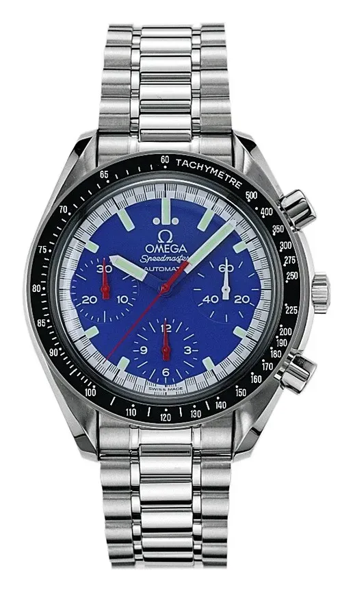 Omega Speedmaster Reduced 3510.81.00, reference 3510.81.00, blue dial, stainless steel case