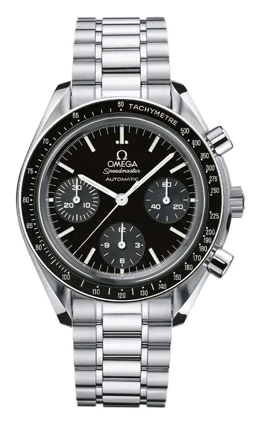 Omega Speedmaster Reduced 3539.50.00, reference 3539.50.00, black dial, stainless steel case