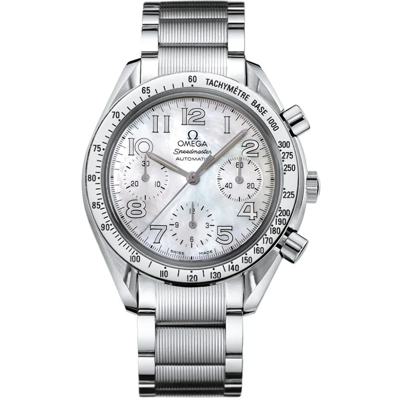 Omega Speedmaster Reduced Ladies 3534.70.00, reference 3534.70.00, white dial, stainless steel case