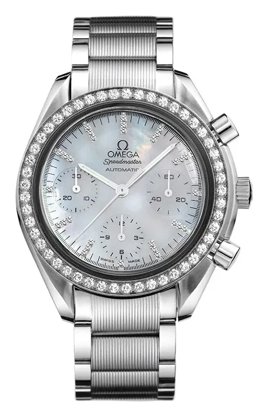 Omega Speedmaster Reduced Ladies 3535.77.00, reference 3535.77.00, white dial, stainless steel case