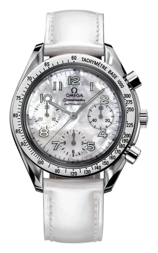 Omega Speedmaster Reduced Ladies 3802.70.56, reference 3802.70.56, white dial, stainless steel case
