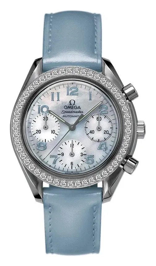 Omega Speedmaster Reduced Ladies 3815.71.53, reference 3815.71.53, white dial, stainless steel case