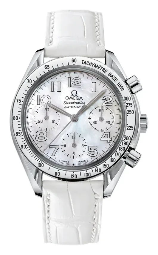 Omega Speedmaster Reduced Ladies 3834.70.36, reference 3834.70.36, white dial, stainless steel case