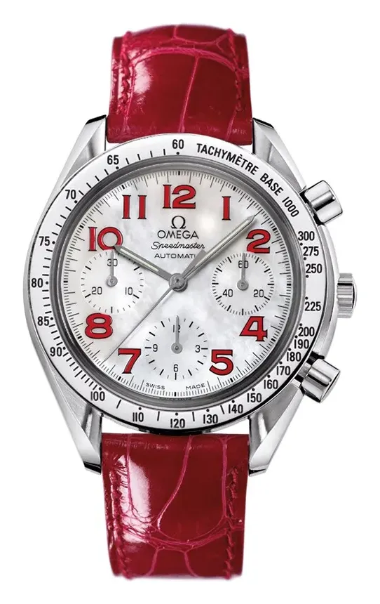 Omega Speedmaster Reduced Ladies 3834.79.40, reference 3834.79.40, white dial, stainless steel case