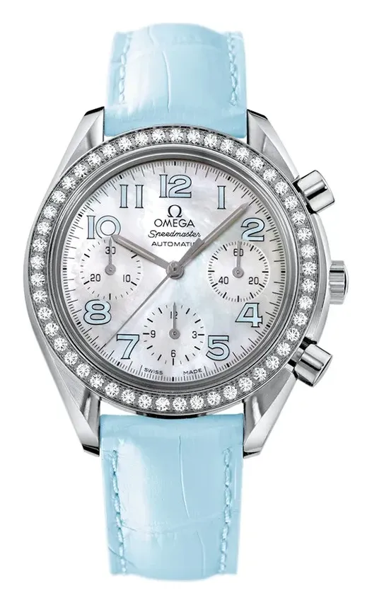 Omega Speedmaster Reduced Ladies 3835.71.33, reference 3835.71.33, white dial, stainless steel case