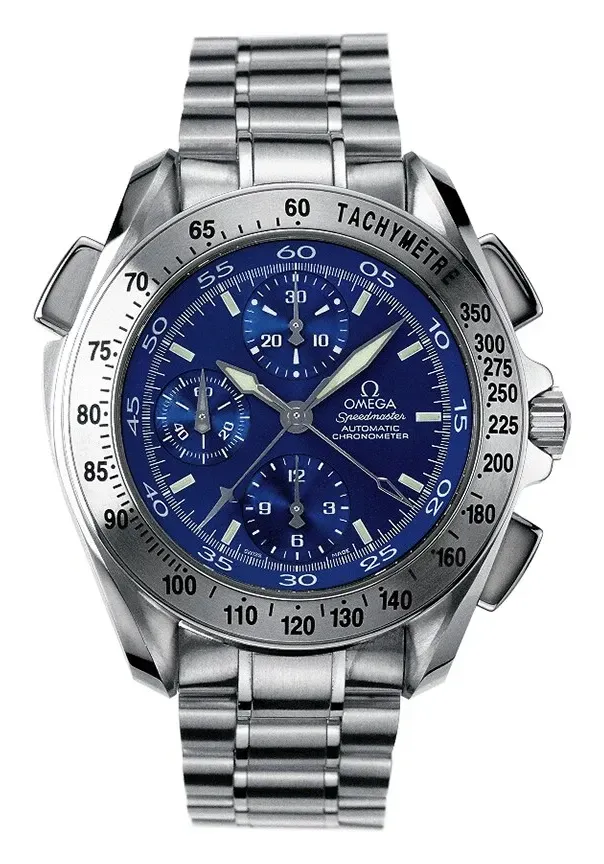 Omega Speedmaster Split-Seconds 3540.80.00, reference 3540.80.00, blue dial, stainless steel case