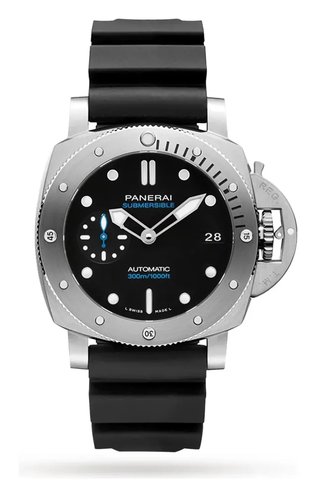 Panerai Submersible 42mm PAM02973, reference PAM02973, black dial, stainless steel case