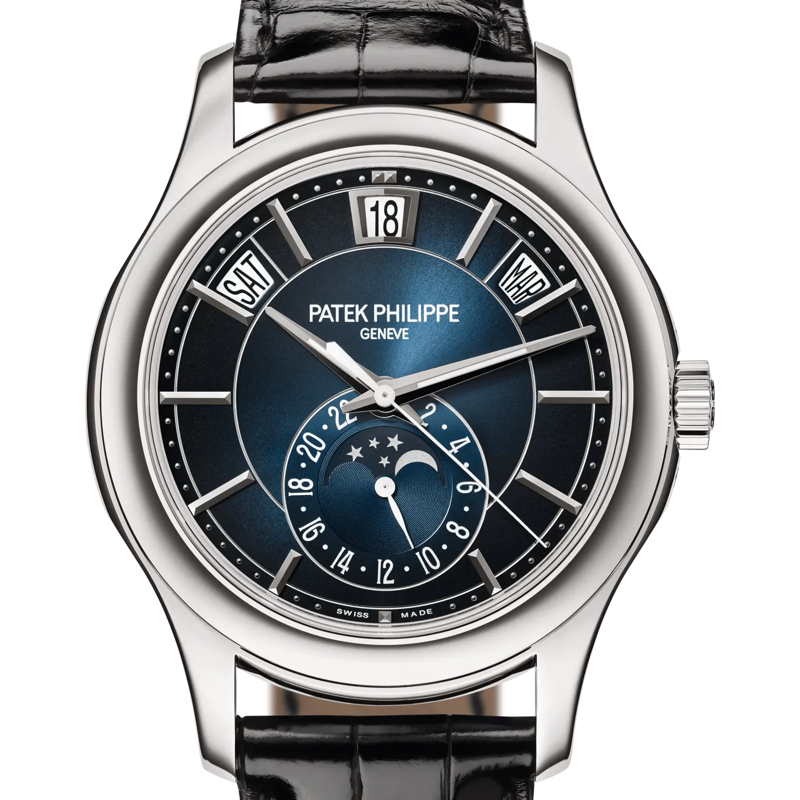 Patek Philippe Complications 5205G-013, reference 5205G-013, white gold case