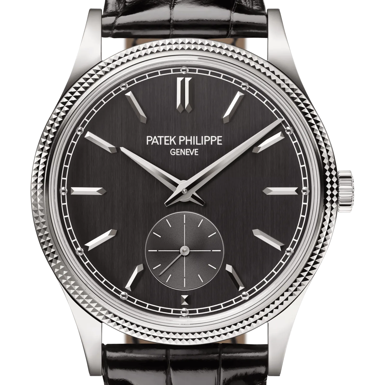 Patek Philippe Calatrava 6119G, reference 6119G-001, grey dial, white gold case